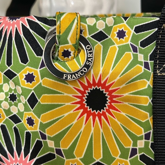 Franco Sarto Vibrant Floral Tote - Black, Yellow, Green *NWOT - Picture 6 of 16